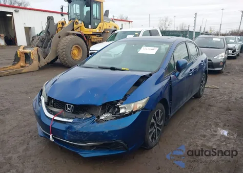 2014 Honda Civic Ex from USA, damaged, VIN 19XFB2F81EE058498